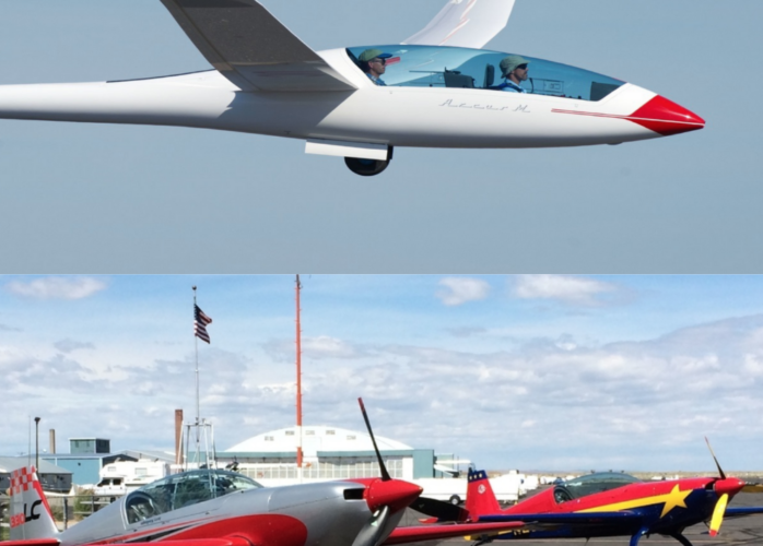 gliders and aerobatics